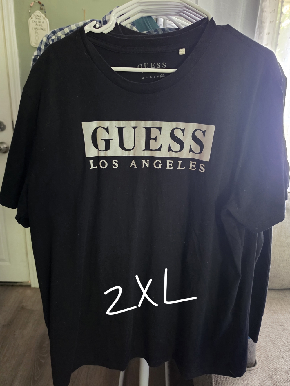 GUESS Black Logo Short Sleeve Tee